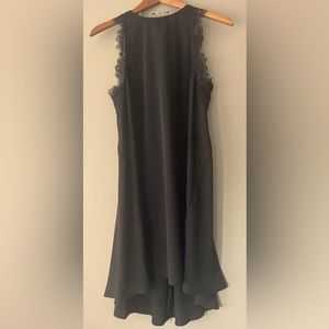 NEW! H&M high low lace black dress 8 Great Condition! Little black summer dress!